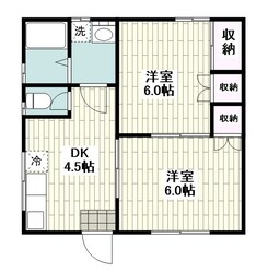 パークハイツＤ棟の物件間取画像